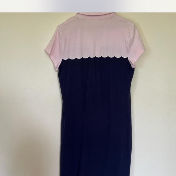 Lilly Pulitzer Pink and Navy Polo Dress - Picture 2 of 4
